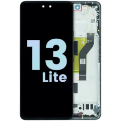 Ecrã OLED com Aro para Xiaomi 13 Lite (Service Pack) (Black)