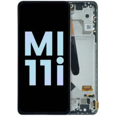 Ecrã OLED com Aro para Xiaomi Mi 11i (Service Pack) (Frosty White)