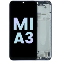 Ecrã OLED com Aro para Xiaomi Mi A3 (Service Pack) (Kind of Gray)