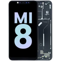 Ecrã OLED com Aro para Xiaomi Mi 8 (Service Pack) (Black)
