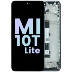 Ecrã LCD com Aro para Xiaomi Mi 10T Lite 5G (Service Pack) (Atlantic Blue)