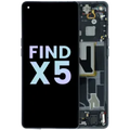 Ecrã OLED com Aro para Oppo Find X5 (2022) (Service Pack) (Black)