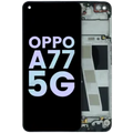 Ecrã LCD com Aro para Oppo A77 5G (2022) (Service Pack) (Midnight Black)
