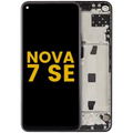Ecrã LCD com Aro para Huawei Nova 7 SE (2020) (Recondicionado) (Black)