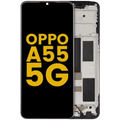 Ecrã LCD com Aro para Oppo A55 5G (2021) (Recondicionado) (Todas as Cores)