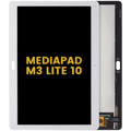 Ecrã LCD sem Aro Compatible para Huawei MediaPad M3 Lite 10 (Recondicionado) (White)