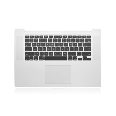 Palmrest com Teclado (ISO UK) and Trackpad para MacBook Pro 15" A1398 (2015) (OEM Usado: Grau B/C)