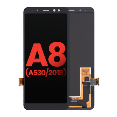 Ecrã OLED sem Aro para Samsung Galaxy A8 (A530 / 2018) (Compatível Plus) (Todas as Cores)