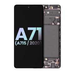 Ecrã OLED com Aro para Samsung Galaxy A71 (A715 / 2020) (Service Pack) (Todas as Cores)