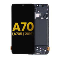 Ecrã OLED com Aro para Samsung Galaxy A70 (A705 / 2019) (Recondicionado) (Todas as Cores)