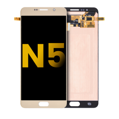 Ecrã OLED sem Aro para Samsung Galaxy Note 5 (Recondicionado) (Gold Platinum)