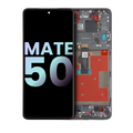 Ecrã OLED com Aro para Huawei Mate 50 (OEM Original) (Black)