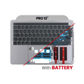 Palmrest with Battery and Keyboard (ANSI US) para MacBook Air 13" A1369 (2010) (OEM Usado: Grau A)