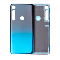Back Cover Glass para Motorola One Macro (XT2016 / 2019) (Space Blue)