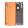 Back cover Glass para Motorola Moto E7 Power (XT2097-6 / 2021) (Coral Red)