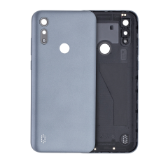 Back cover Glass para Motorola Moto E6i (XT2053-5 / 2021) (Titanium Gray)