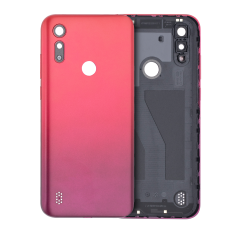 Back cover Glass para Motorola Moto E6S (XT2053 / 2020) (Sunrise Red)
