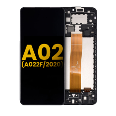 Ecrã LCD com Aro para Samsung Galaxy A02 (A022F / 2020) (Recondicionado) (Todas as Cores)