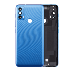 Back cover Glass para Motorola Moto E30 (XT2158-6 / 2021) (Digital Blue)