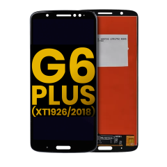 Ecrã LCD sem Aro para Motorola Moto G6 Plus (XT1926 / 2018) (Recondicionado) (Black)