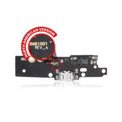 Placa de Conector de Carga (Without Finger Sensor) para Motorola Moto E4 (XT1764 / XT1767 / XT1768 / 2017) (US Version / Rev_A)