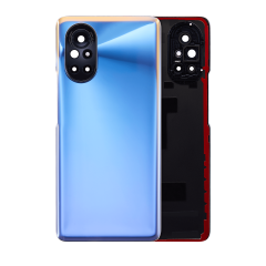 Back cover Glass With Camera Lens para Huawei Nova 8 (Blue)