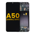 Ecrã OLED com Aro para Samsung Galaxy A50 (A505U / 2019) (Recondicionado) (Todas as Cores)