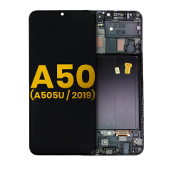 Ecrã OLED com Aro para Samsung Galaxy A50 (A505U / 2019) (Recondicionado) (Todas as Cores)