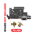 PCB Board Contact Pins (A80) para All Samsung Models (Width: 2.5mm / Length: 2.8mm) (100 Pack)