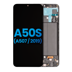 Ecrã LCD com Aro para Samsung Galaxy A50s (A507 / 2019) (Aftermarket: Incell) (Todas as Cores)