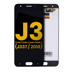 Ecrã LCD sem Aro para Samsung Galaxy J3 Star / Aura / Amp Prime 3 (J337 / 2018) (Recondicionado) (Black)