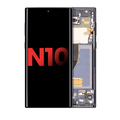 Ecrã OLED com Aro para Samsung Galaxy Note 10 (Compatível Plus) (Aura Black)