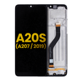 Ecrã LCD com Aro para Samsung Galaxy A20S (A207 / 2019) (Recondicionado) (Todas as Cores)