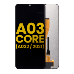 Ecrã LCD sem Aro para Samsung Galaxy A03 Core (A032 / 2021) (Recondicionado) (Black)