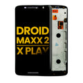 Ecrã LCD com Aro para Motorola Droid Maxx 2 / Moto X Play (XT1561 / XT1562 / XT1563 / XT1565 / 2015) (Recondicionado) (Black)