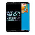 Ecrã LCD sem Aro ForMotorola Moto Droid Ultra Maxx 2 / Moto X Play (XT1562 / 2015) (Black) (OEM Original)