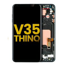 Ecrã OLED com Aro para LG V35 ThinQ (Recondicionado) (Aurora Black)