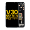 Ecrã OLED com Aro para LG V30 / V30 Plus / V30S ThinQ (Recondicionado) (Aurora Black)