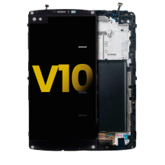 Ecrã LCD com Aro para LG V10 (Recondicionado) (Black)