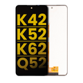Ecrã LCD sem Aro para LG K42 / K52 / K62 / Q52 (Recondicionado) (Black)