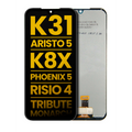 Ecrã LCD sem Aro para LG K31 / Aristo 5 / LG K8X / Q31 / LG Phoenix 5 / LG Risio 4 / Tribute Monarch (Recondicionado) (Todas as Cores)