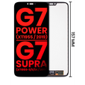 Ecrã LCD sem Aro para Motorola Moto G7 Power (XT1955 / 2019) / G7 Supra (XT1955-5/6/DL / 2019) (US Version) (157MM) (Compatível Plus) (Todas as Cores)