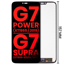 Ecrã LCD sem Aro para Motorola Moto G7 Power (XT1955 / 2019) / G7 Supra (XT1955-5/6/DL / 2019) (US Version) (157MM) (Compatível Plus) (Todas as Cores)
