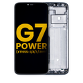 Ecrã LCD com Aro para Motorola Moto G7 Power (XT1955-1/2/4/7 / 2019) (International Version) (154MM) (Recondicionado) (Ceramic Black)