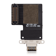 Flex de Conector de Carga para iPad Pro 12.9" 3rd Gen (2018) / 4th Gen (2020) / iPad Pro 11" 1st Gen (2018) / Pro 11" 2nd Gen (2020) (Compatível Plus) (Black)