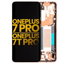 Ecrã OLED com Aro para OnePlus 7 Pro / 7T Pro (Recondicionado) (Almond)