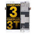 Ecrã OLED com Aro para OnePlus 3 / OnePlus 3T (Recondicionado) (White)