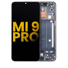 Ecrã OLED com Aro para Xiaomi Mi 9 Pro (Recondicionado) (Titanium Black)