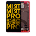 Ecrã OLED com Aro para Xiaomi Mi 9T / 9T Pro / K20 / K20 Pro (Recondicionado) (Flame Red)