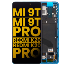 Ecrã OLED com Aro para Xiaomi Mi 9T / 9T Pro / K20 / K20 Pro (Recondicionado) (Glacier Blue)